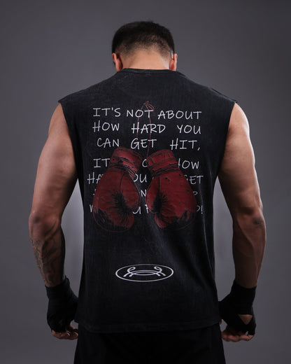 Knockback Vest tank [ACID WASHED]