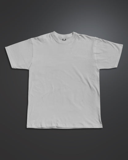 White Reg-Fit Tee