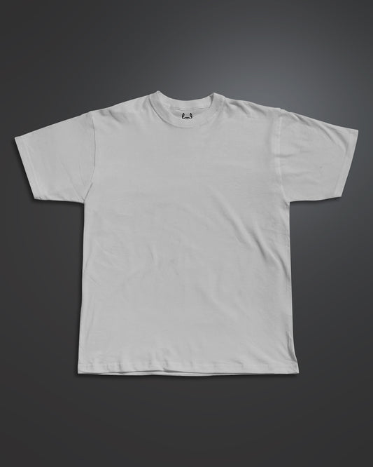 White Reg-Fit Tee