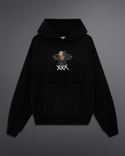 XXX Tentacion Oversized Hoodie [Black]