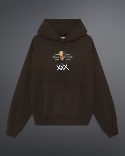 XXX Tentacion Oversized Hoodie [Brown]